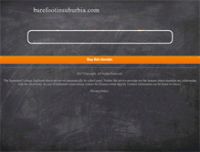 Tablet Screenshot of barefootinsuburbia.com